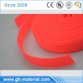 Manufacturer bright Orange color pvc coated nylon and polyester webbing